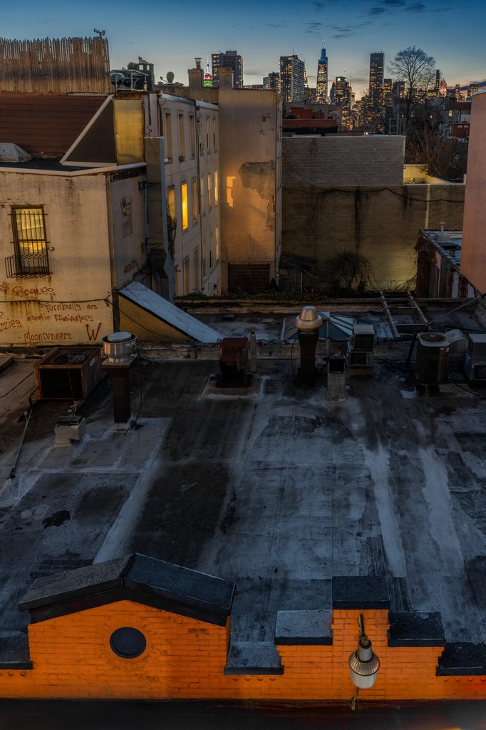 Rooftops from Court Square Platform, Queens, NY